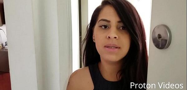  Forgot the keys after check apartment to rent and ended fucking the brazilian petit girl pornstar Natalia Prado while she was sleeping - part 1